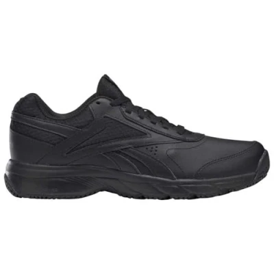 Abbildung von Reebok WORK N Cushion Walkingschuh, Damen, Größe: 42, Black/cold grey Leder und textil