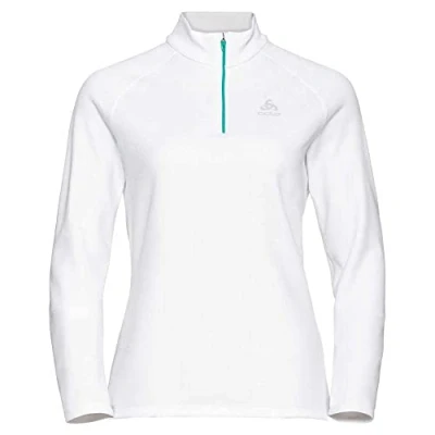 Abbildung von Odlo Damen Langarm Shirt mit Reißverschluss BESSO, white, XL
