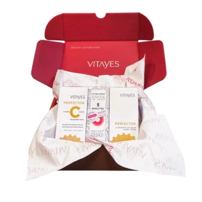 Abbildung von Vitayes Vorteilsbox Geschenkset hochwertige Anti Aging Hautpflege und Gesichtspflege Beauty Box Geschenkbox (Geschenk für Frauen Männer)