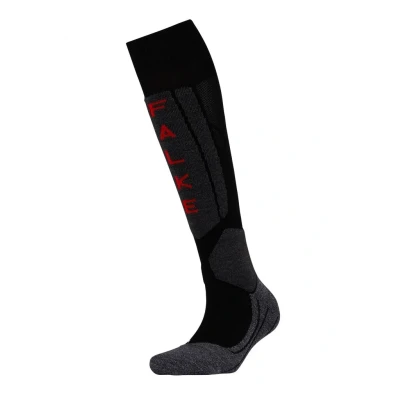 Abbildung von FALKE Damen Skisocken SK5 Expert W KH Seide warm dünn 1 Paar, Schwarz (Black Mix 3010), 35 36
