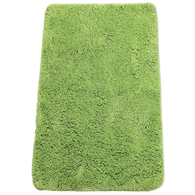 Abbildung von Brandsseller Badematte 50x80 cm Badezimmerteppich Badvorleger Badeteppich Grün