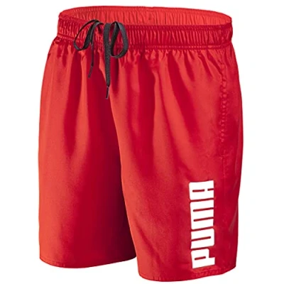 Abbildung von PUMA Herren Badehose Badeshorts Summer Deluxe Swim Shorts New red Gr. L