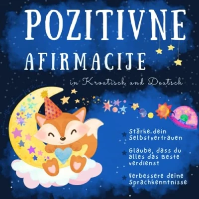 Abbildung von Positive Affirmationen für Kinder in Kroatisch und Deutsch: lernen Anfänger, Kroatische Bücher die stark machen, Knjige za djecu na hrvatskom i njemačkom jeziku