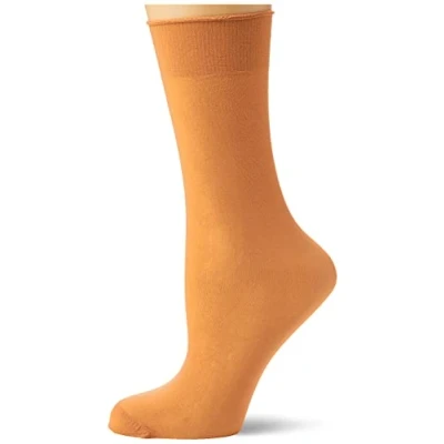Abbildung von Nur Die Knie 30 DEN semi blickdichte transparente Nylon Socken matte Optik mit Komfortbund Kniestrümpfe Damen
