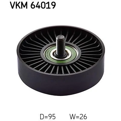 Abbildung von SKF VKM 64019 Umlenkrolle HYUNDAI: ix35, i30 II Estate, I Hatchback, KIA: Sportage III, cee‘d Hatchback