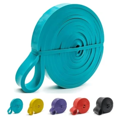 Abbildung von Umi Widerstandsbänder Fitnessbänder Natürlichem Latex Mini Gymnastikbänder für Klimmzug Krafttraining Crossfit Pilates Yoga Fitness Sport Muskelaufbau (Grün(15 30LB))