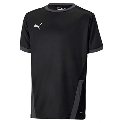 Abbildung von Puma Tshirt basic für Kinder, Größe: 128, black/asphalt