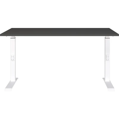 Abbildung von GERMANIA Schreibtisch »Downey, mechanisch höhenverstellbar«, moderne Farbvariationen, Breite 120/140/160/180 cm, Made in Germany