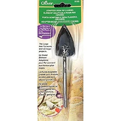 Abbildung von Clover 9103 Mini Eisenadapterspitze: groß, Stahl, Mehrfarbig, Basic