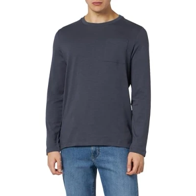 Abbildung von s.Oliver Langarmshirt mit Flammgarnstruktur,5777,3XL