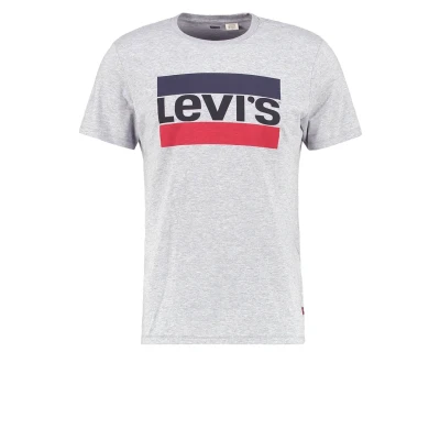 Abbildung von Levi&#039;s Sportswear LOGO TEE Tshirt print, Herren, Größe: Small, Grey heather