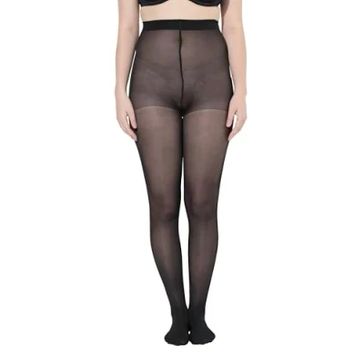 Abbildung von Ulla Popken Damen große Größen Übergrößen Plus Size Kompressions Strumpfhose, Massagestufe 11 13 mmHg