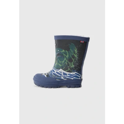 Abbildung von Viking Unisex Kinder Jo?l?l?y? Pr?i?n?t? Th?e?r?m?o? Rain Boot, Blue Multi, 31 EU