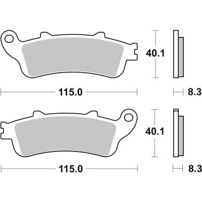 Abbildung von TRW Organic Allround MCB704 Bremsbelagsatz