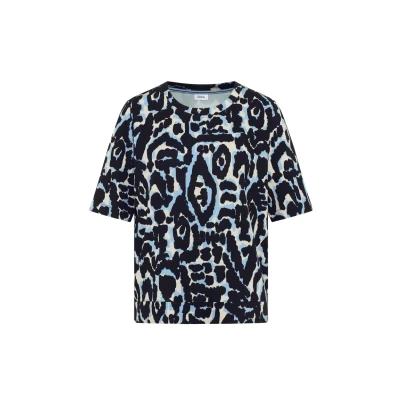 Abbildung von Cecil Touch Tshirt print, Damen, Größe: Small, Blau