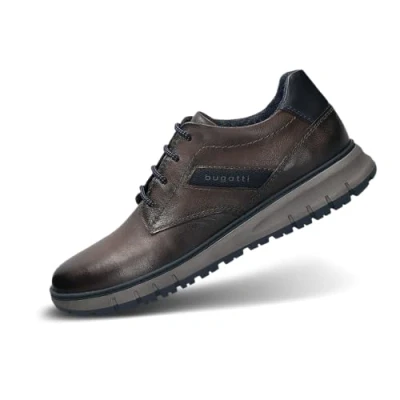 Abbildung von bugatti Herren 321 AOP01 3200 1100 Schnürer,Dark Grey,42