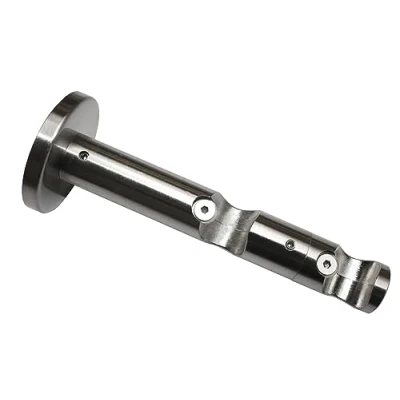 Abbildung von GARDINIA Doppel Kombiträger mit Metallmontageplatte für Gardinenstangen / Vorhangstange, 2 läufig, Offen, Inkl. aller Montage Teile, Memphis, Ø 16 mm, Schwarz matt
