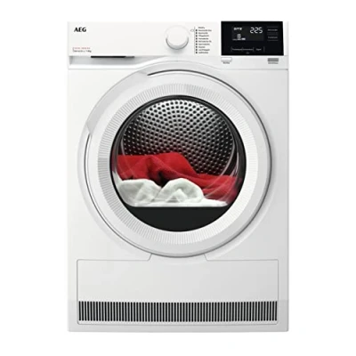 Abbildung von AEG Wärmepumpentrockner 8 kg Serie 7000 SensiDry schonendes &amp; energiesparendes Trockenverfahren A++ Mengenautomatik Schontrommel Knitterschutz TR7T60580
