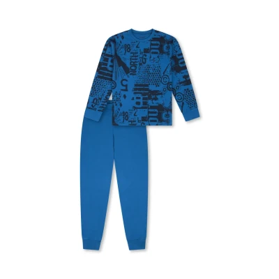 Abbildung von Schiesser SET Nachtwäsche Set, Herren, Größe: 176, Blau