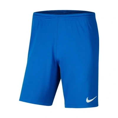 Abbildung von Nike Performance Fussball Drifit PARK kurze Sporthose für Kinder, Größe: 116 128, Royalblau (294)
