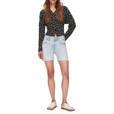 Abbildung von LTB Rosina Jeans Shorts lightblue denim, Damen, Größe: XL, Light blue denim