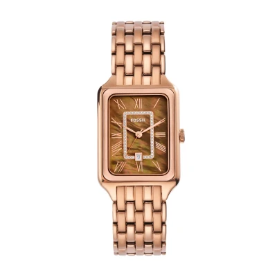 Abbildung von Fossil Uhr Rose goldcoloured, Damen, Größe: One Size, gold coloured
