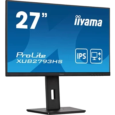 Abbildung von iiyama ProLite XUB2793HS B7 68,6cm 27&quot; IPS LED Monitor Full HD 100Hz HDMI DP Höhenverstellung Pivot Adaptive Sync schwarz