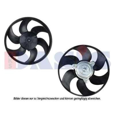 Abbildung von AKS DASIS 168052N Lüfter 320mm ohne Kühlerlüfterrahmen (Zarge) CITROËN: Berlingo / First I Van