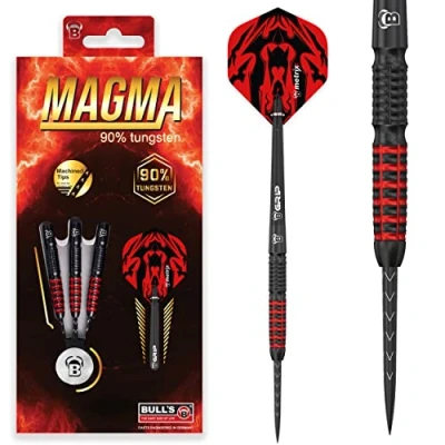 Abbildung von BULL&#039;S Magma Dart, Schwarz/Rot, 25 g