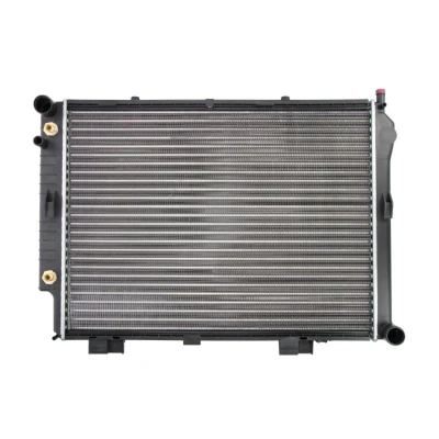 Abbildung von THERMOTEC D7M059TT Kühler, Motorkühlung Aluminium, Kunststoff 641 489 34 Schalt /optional Automatikgetriebe Kühlrippen mechanisch gefügt