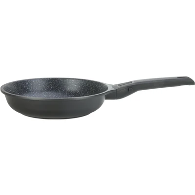 Abbildung von GSW 167796 Easy Click Bratpfanne mit abnehmbarem Griff, Aluminium, schwarz ⌀24 cm