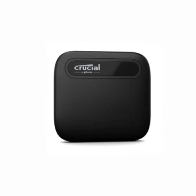 Abbildung von Crucial X6 1TB Externe SSD Festplatte, bis zu 800MB/s, PC und Mac, USB C 3.2 Portable Solid State Drive CT1000X6SSD9