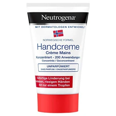 Abbildung von Neutrogena Norwegische Formel Handcreme konzentriert unparfümiert Feuchtigkeitscreme bei sehr trockenen, rissigen Händen, 50 ml (1er Pack)