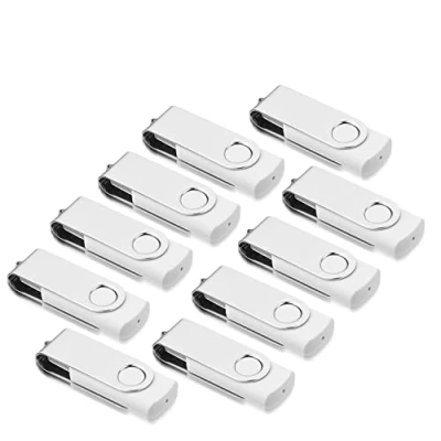 Abbildung von USB Sticks 8GB, AreTop Stick 10 Stück 8GB Speicherstick 2.0 Metall Pack (Weiß)