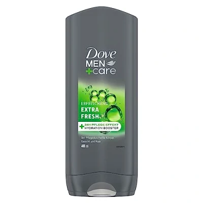 Abbildung von Dove Men+Care 3 in 1 Duschgel Extra Fresh Duschbad für Körper, Gesicht und Haar mit 24 Stunden Pflege Effekt 400 ml 6 Stück