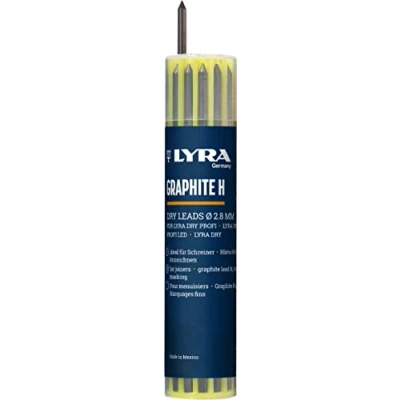 Abbildung von LYRA L4499111 DRY Ersatzminen Set gefüllt mit 12 Stück Schreiner Graphit Mine in H