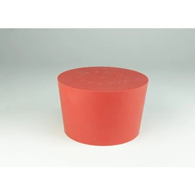 Abbildung von Deutsch &amp; Neumann Gummistopfen, Rot, 70mm Durchmesser, 50mm Höhe