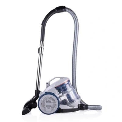Abbildung von Dirt Devil Staubsauger ohne Beutel DD2501 Bodenstaubsauger 850W HEPA 12 Filter 7.5M Reichweite mit Combibrush, Versenkter Bürste und Parkettbürste 5.5KG Staubsammelbox 1.5L Grau/Bl