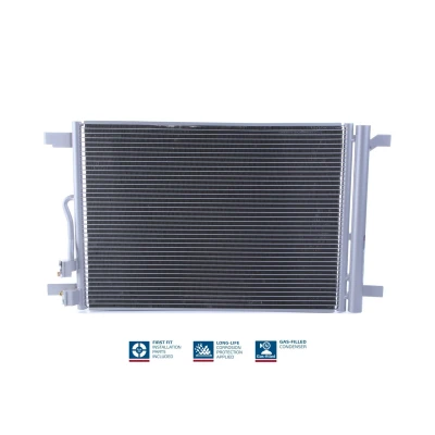 Abbildung von NISSENS 940870 Klimakondensator mit Trockner Aluminium 576 R 134a VOLKSWAGEN: Tiguan Allspace