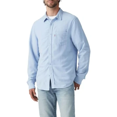 Abbildung von Levi&#039;s Sunset Pocket Standard Hemd, Herren, Größe: Medium, Blue