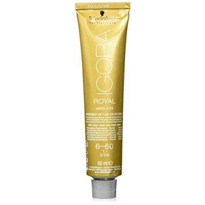 Abbildung von Schwarzkopf Professional Igora Royal Absolutes Permanente Färbung 60 ml 6 Dunkelblond Schoko Natur