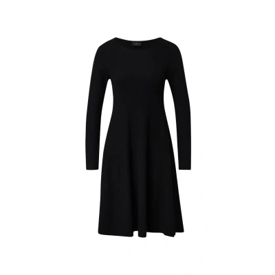 Abbildung von s.Oliver Black Label Strickkleid, Damen, Größe: 32, Schwarz