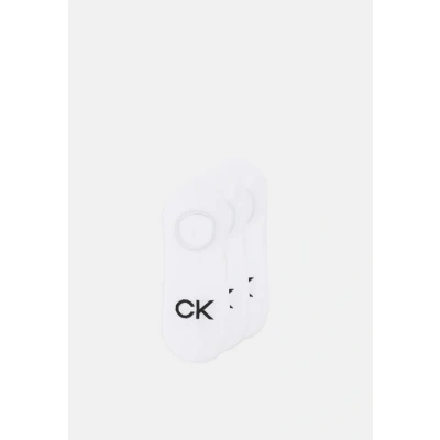 Abbildung von Calvin Klein Underwear Footie HIGH CUT LOGO 3 PACK Unisex Füßlinge, Herren, Größe: One Size, White