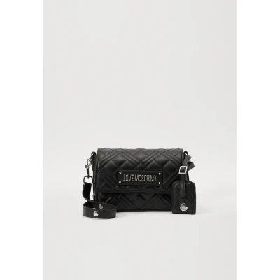 Abbildung von Love Moschino Quilted BAG Umhängetasche, Damen, Größe: One Size, Black