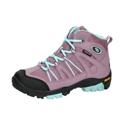 Abbildung von Brütting Ohio High Trekkingsstiefel, Rosa/Türkis, 35 EU