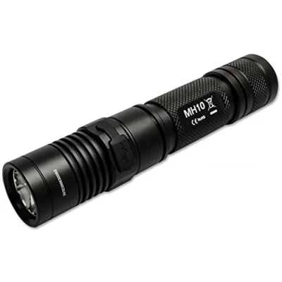 Abbildung von Nitecore Unisex Erwachsene MH10 V2 Taschenlampe, Schwarz, 14,7 cm