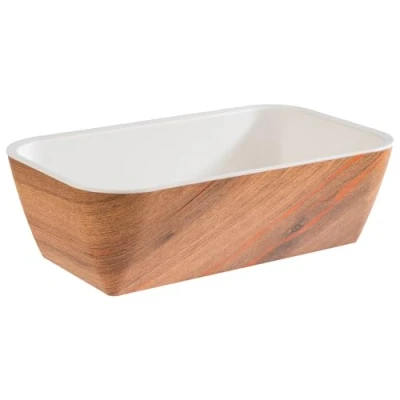Abbildung von APS 85311 GN 1/4 Schale CRAZY WOOD 26,5 x 16,2 cm, Höhe 8 1,8 Liter
