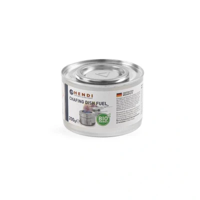 Abbildung von HENDI Brennpaste Dose 24 Stück a 200g Ethanol Brenndauer 2 Stunden rußfrei + geruchsfrei, Gastro Chafing Dish Sicherheitsbrennpaste
