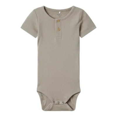 Abbildung von NAME IT Baby Jungen NBMKAB SS Body NOOS Kurzarmbody, Pure Cashmere, 56 cm