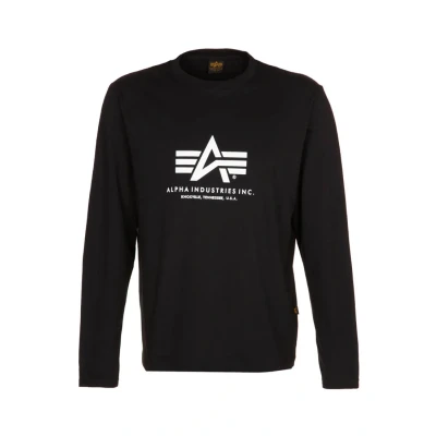 Abbildung von Alpha Industries Langarmshirt, Herren, Größe: XL, Black
